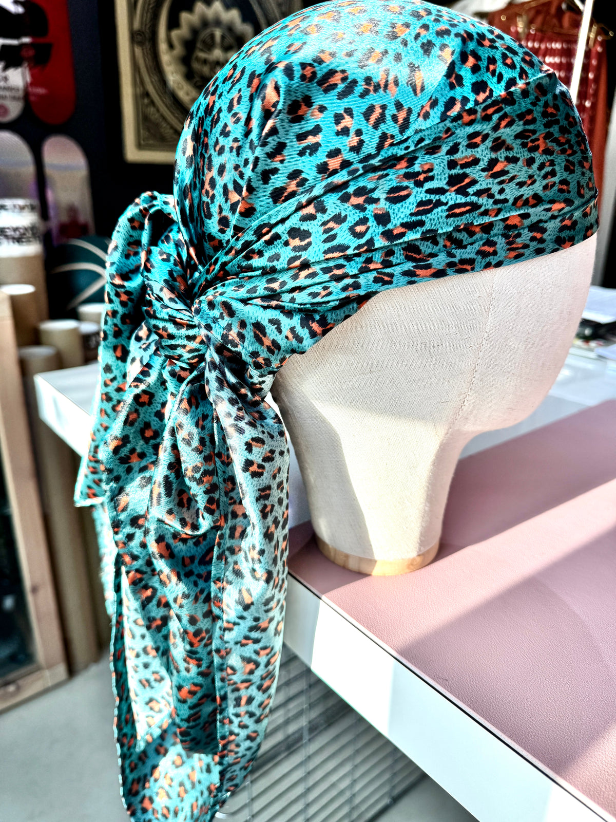 Leopard Headscarf