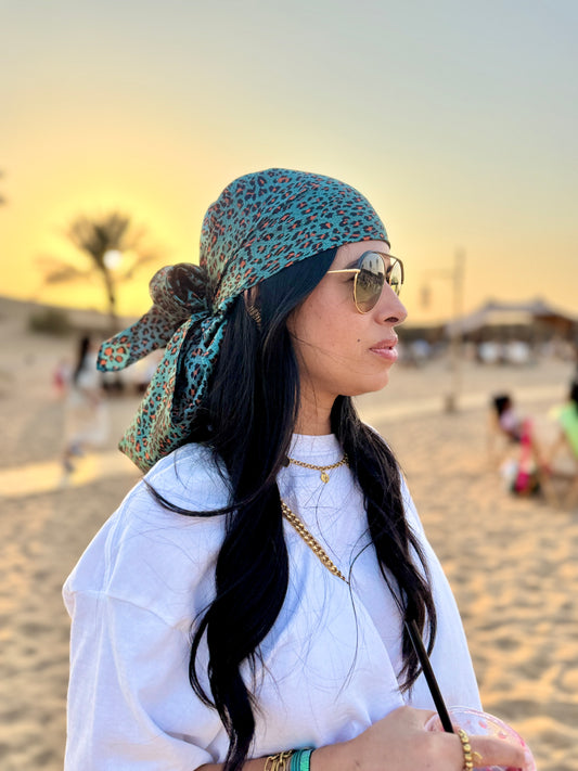 Leopard Headscarf