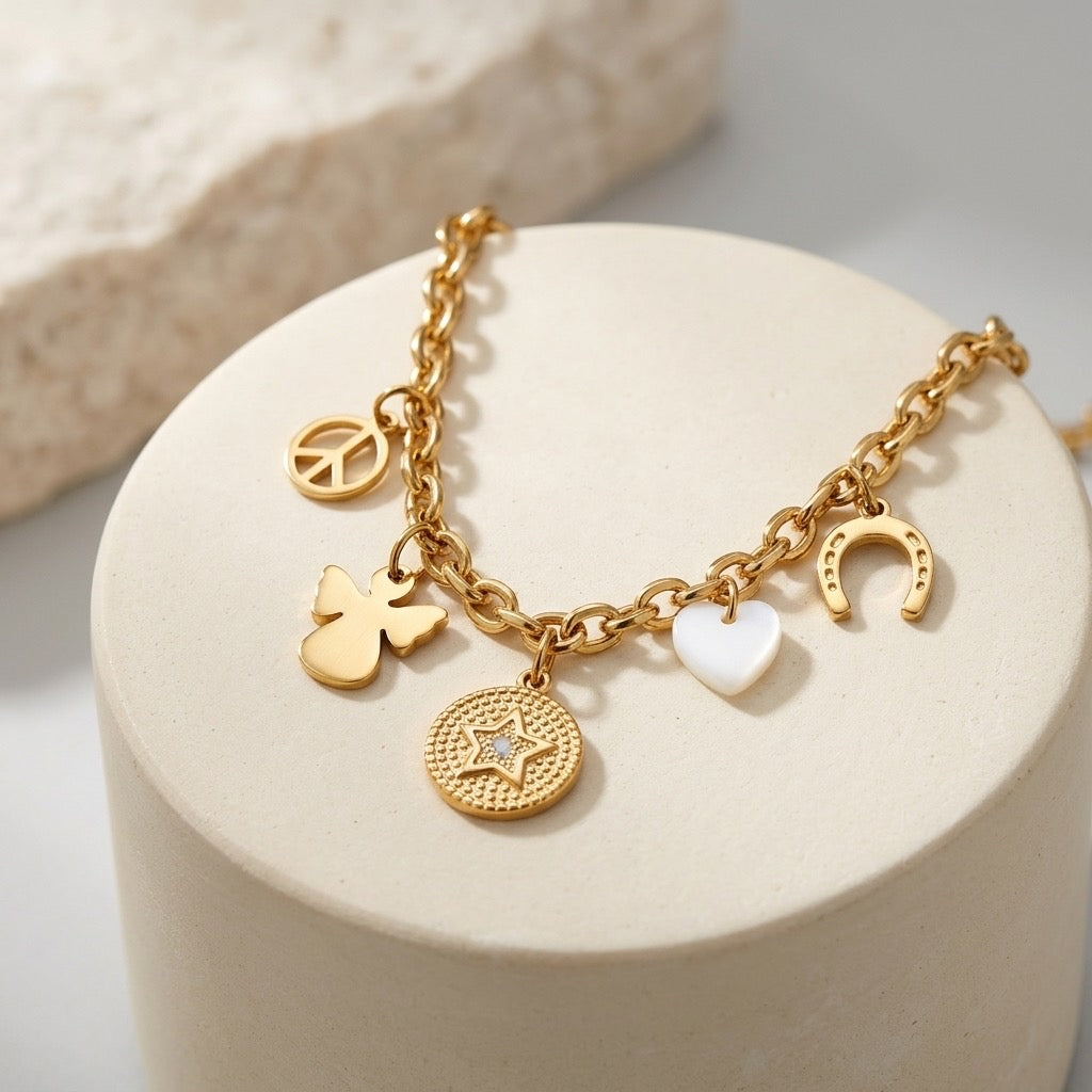 Golden Charm Necklace