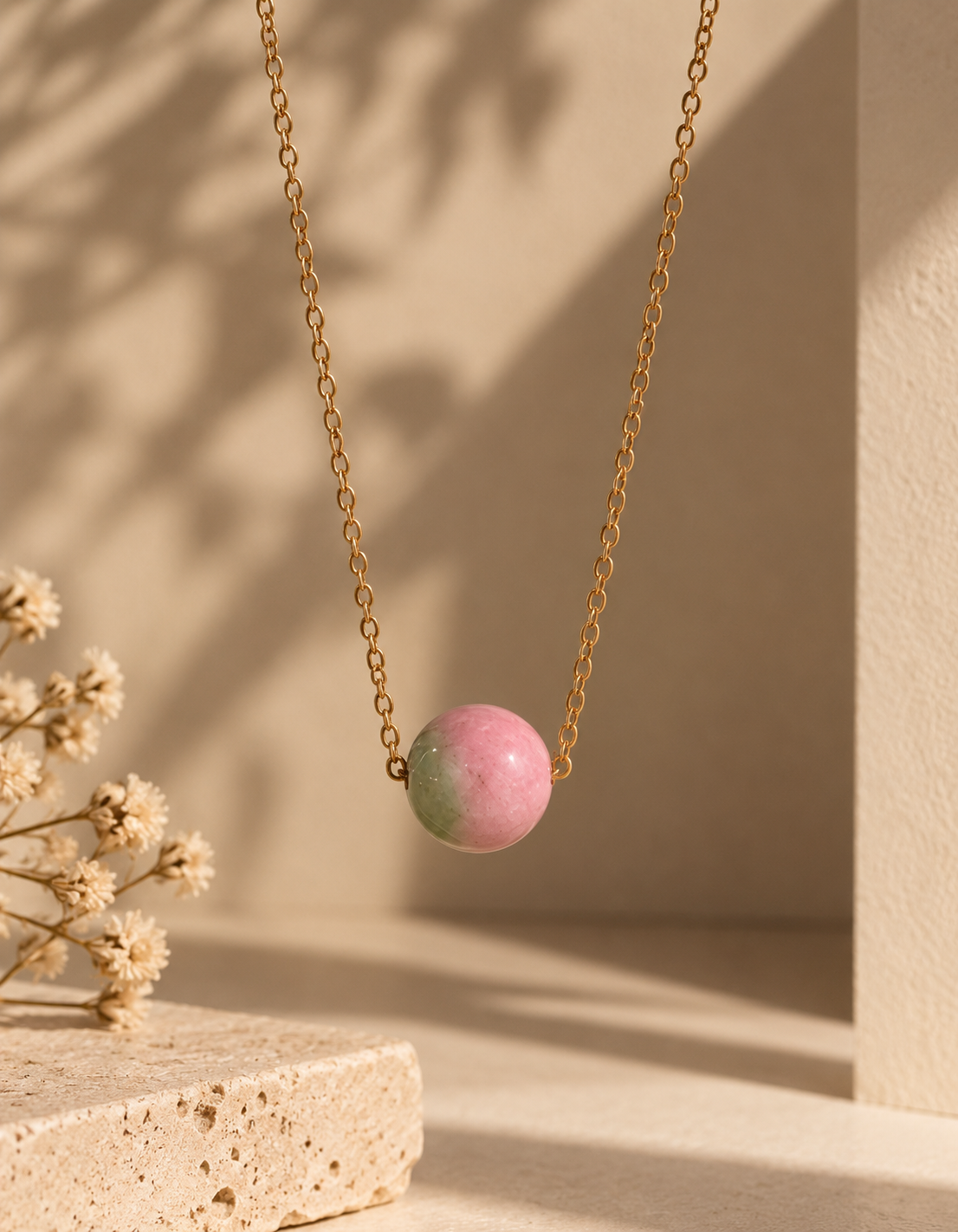 Blush Stone Necklace
