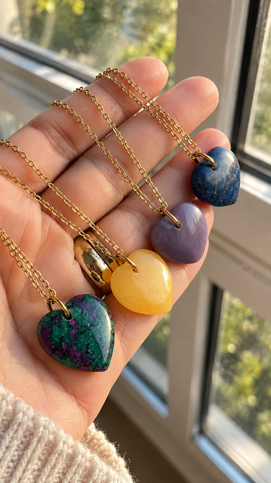 Heart Stone Necklace