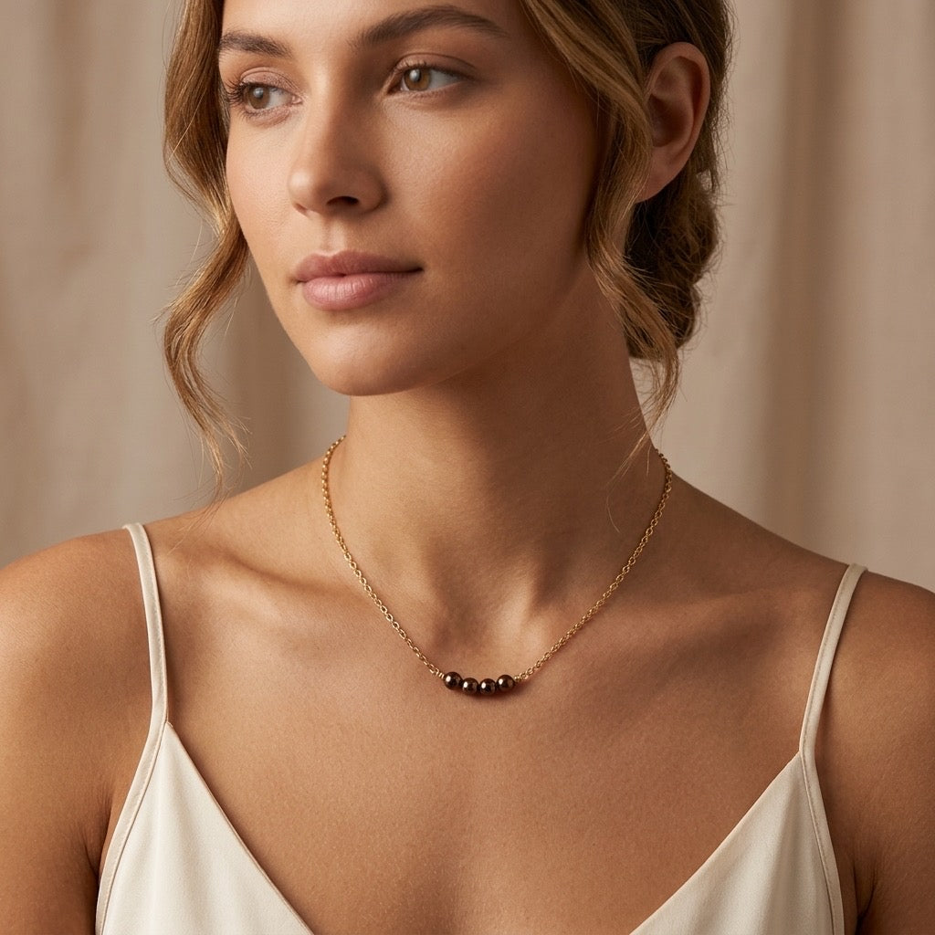 Golden Dots Necklace