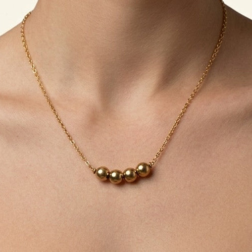 Golden Dots Necklace