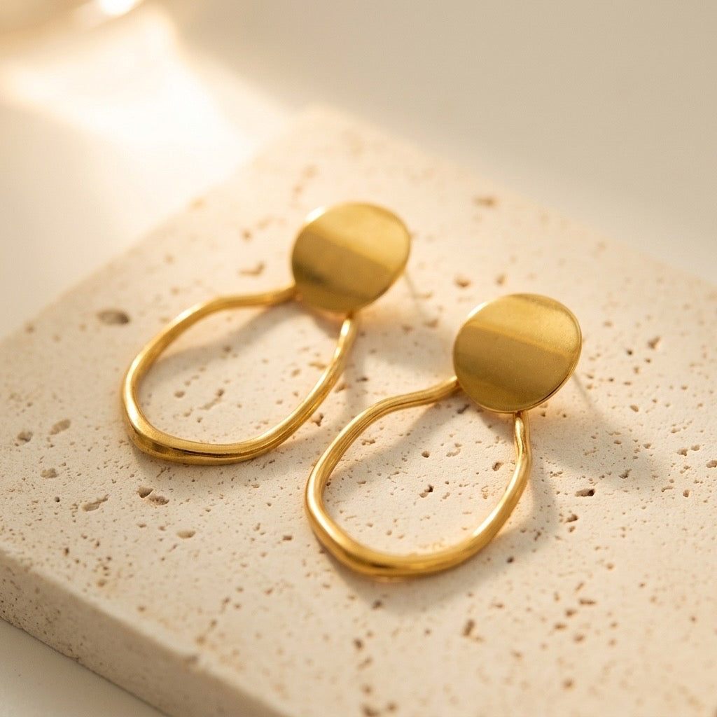 Large Contour Earrings