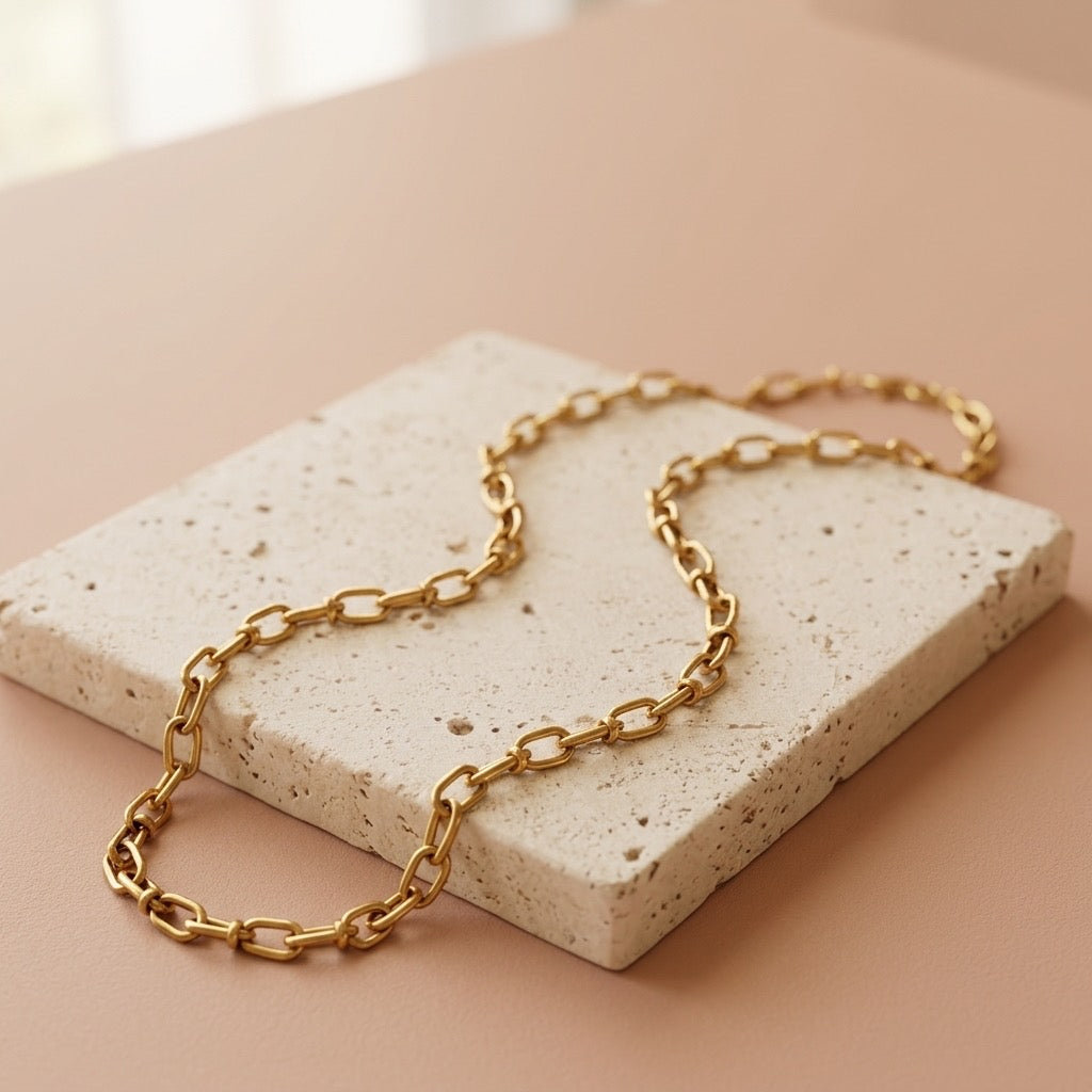 Gilded Link Necklace