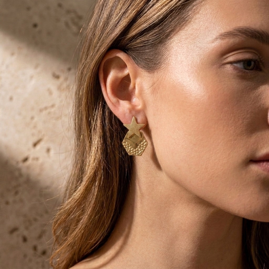 Stella Hexa Earrings
