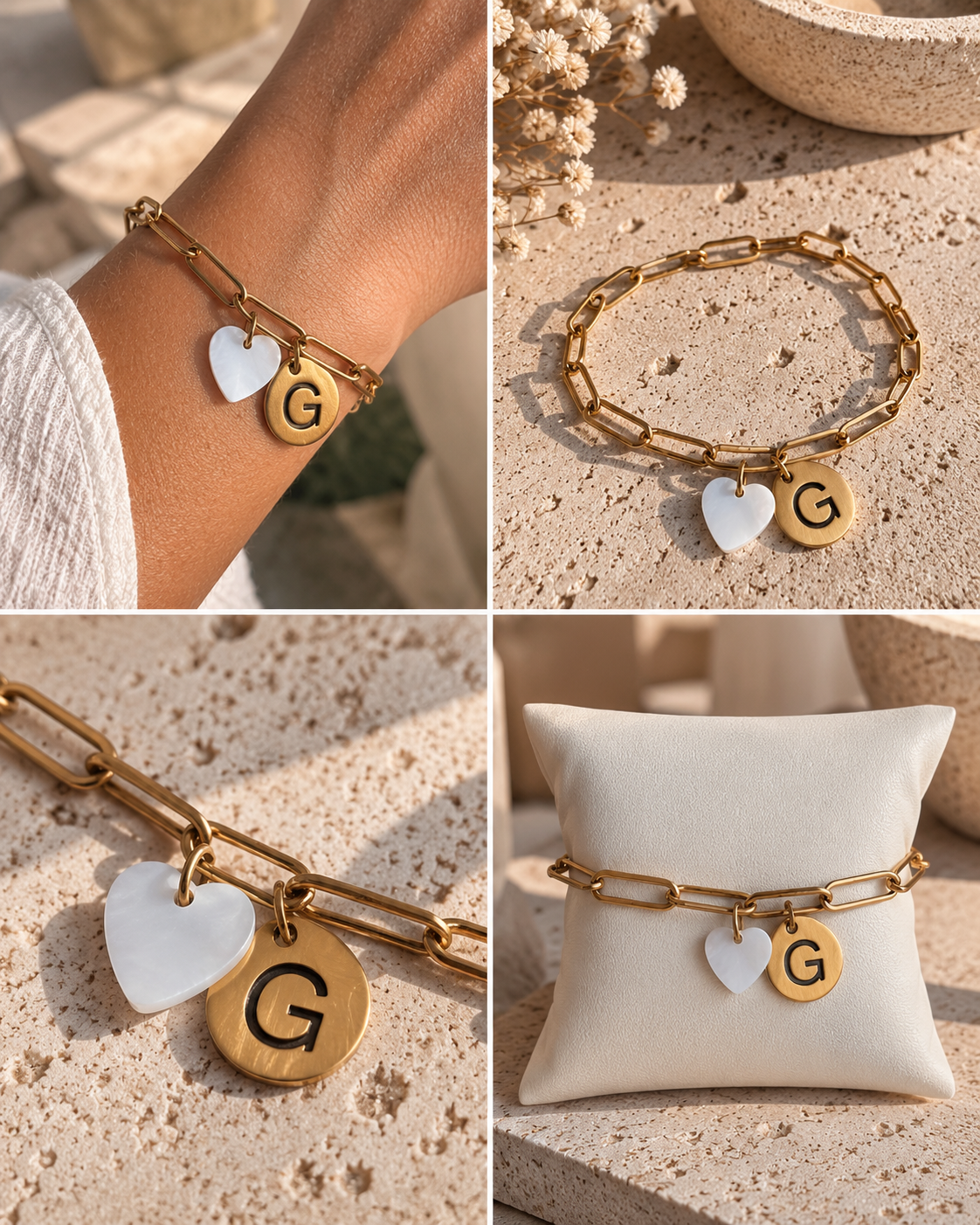 Initial Love  Bracelet