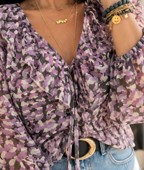 Lavender Bloom Blouse