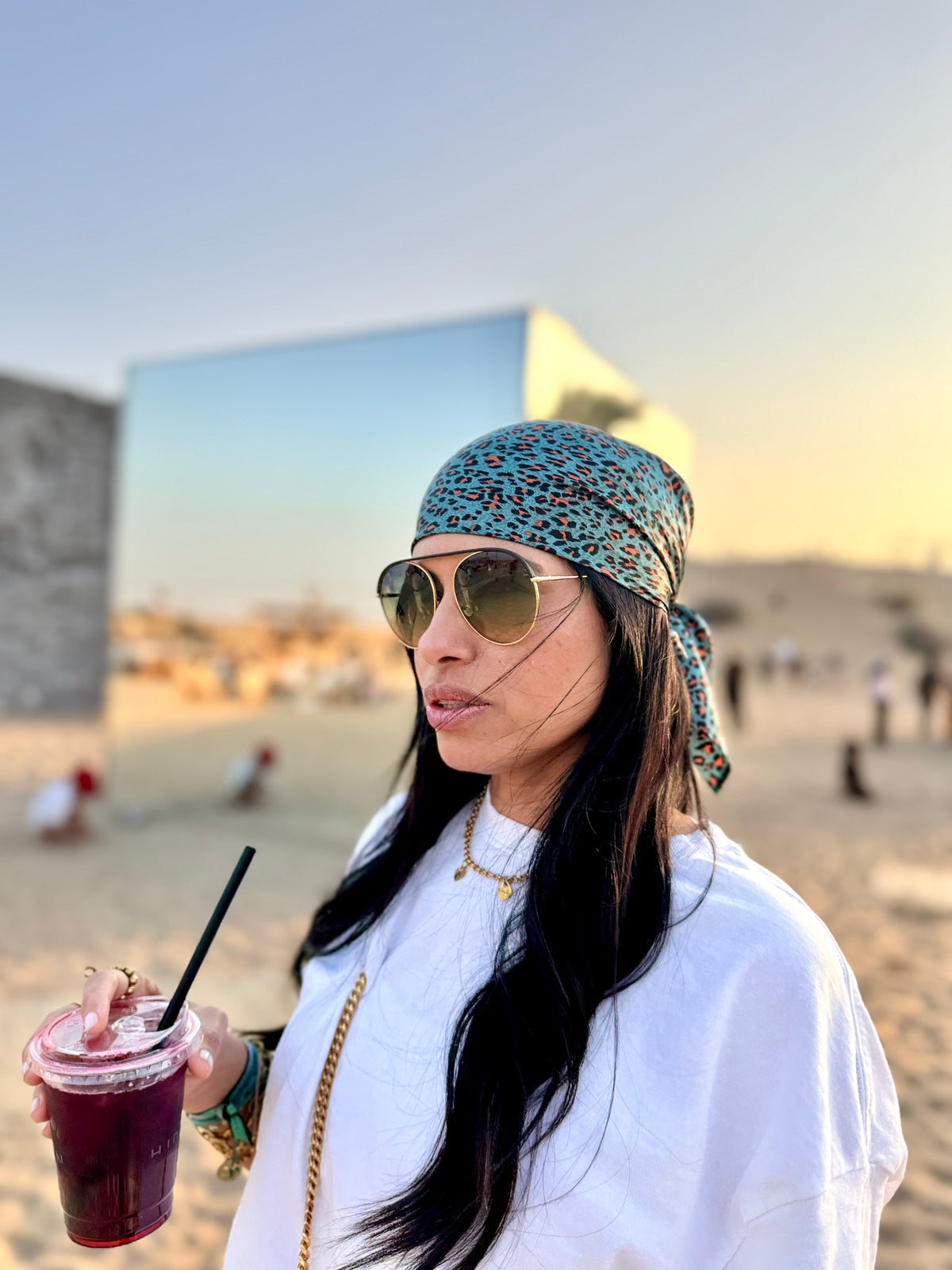 Leopard Headscarf