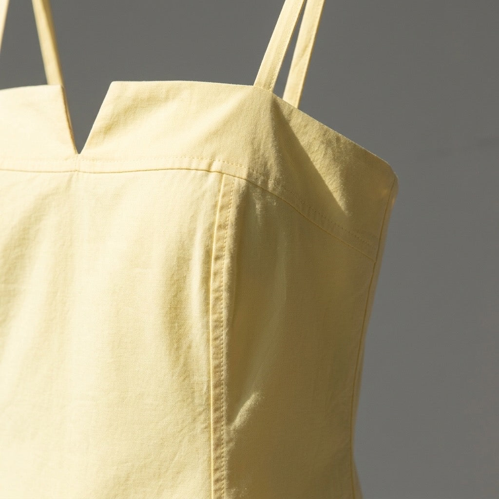 Sunlit Slip Midi Dress