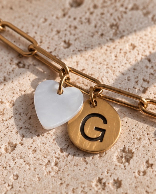 Initial Love  Bracelet