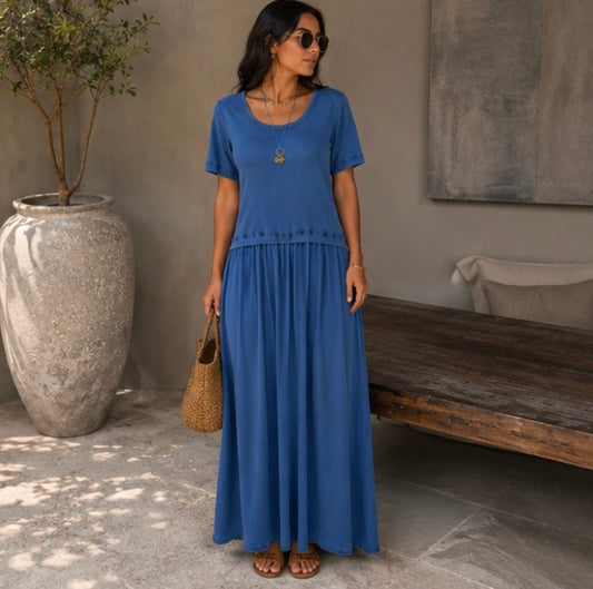 Azure Flow  Dress