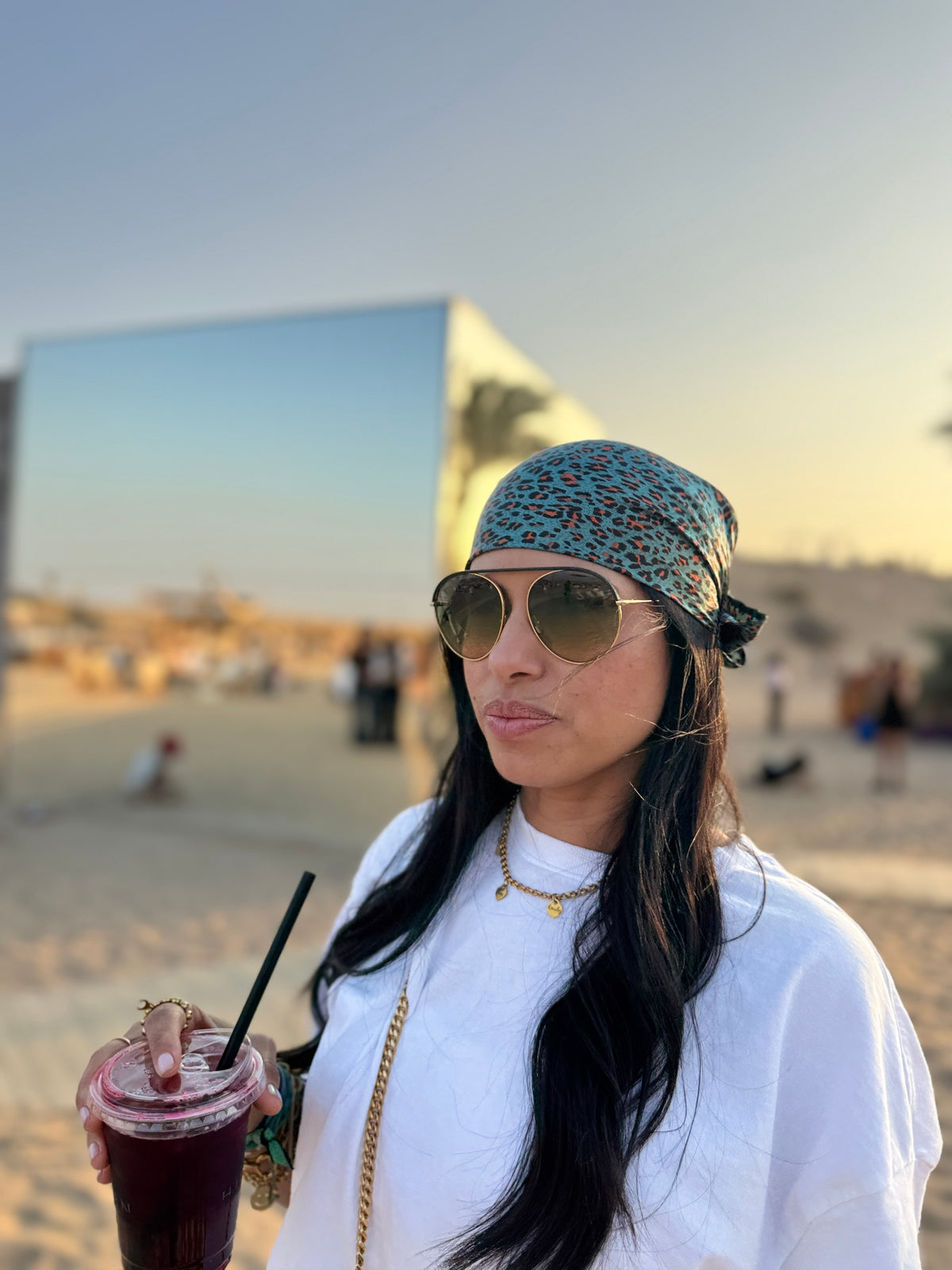 Leopard Headscarf