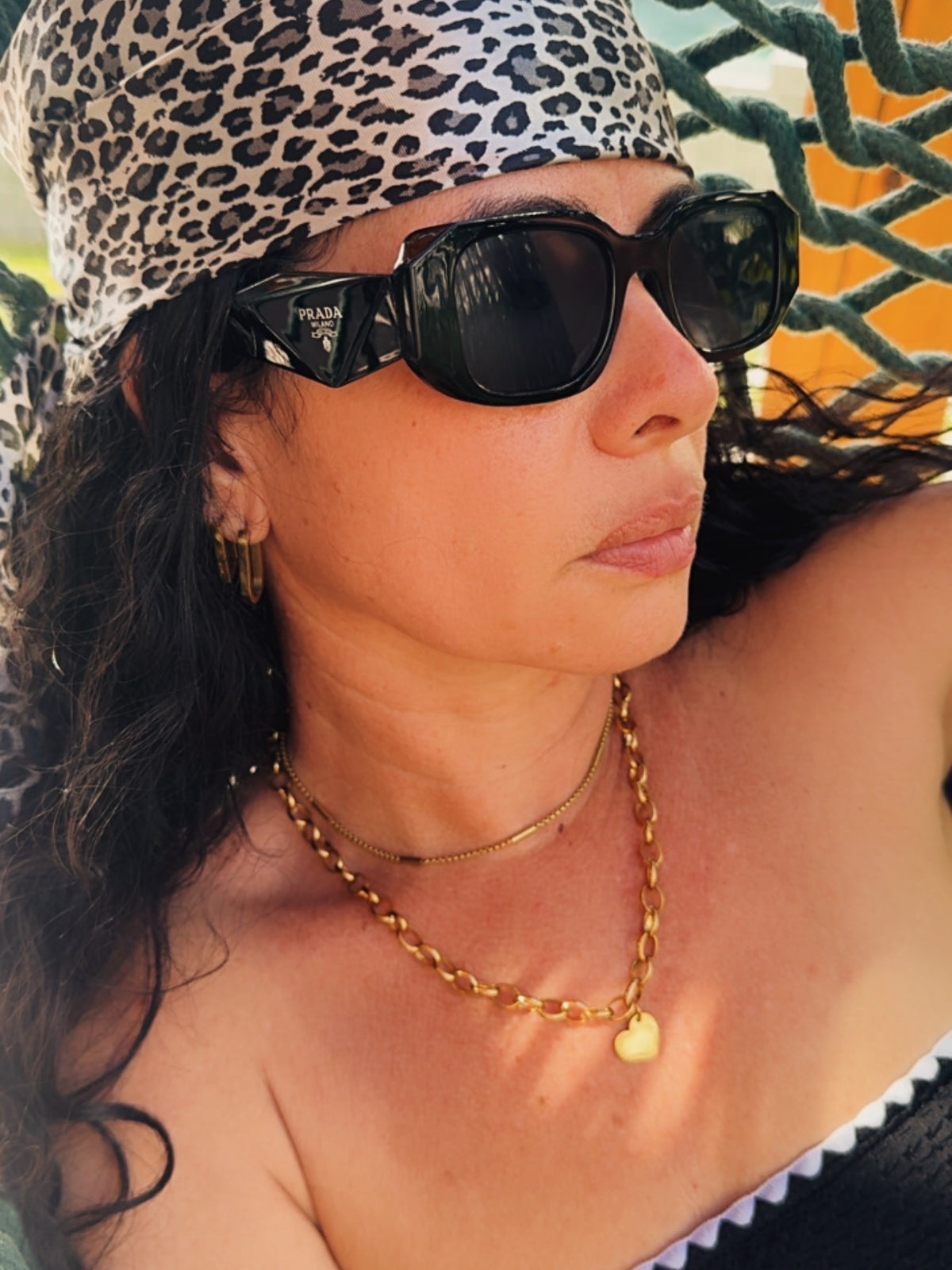 Leopard Headscarf