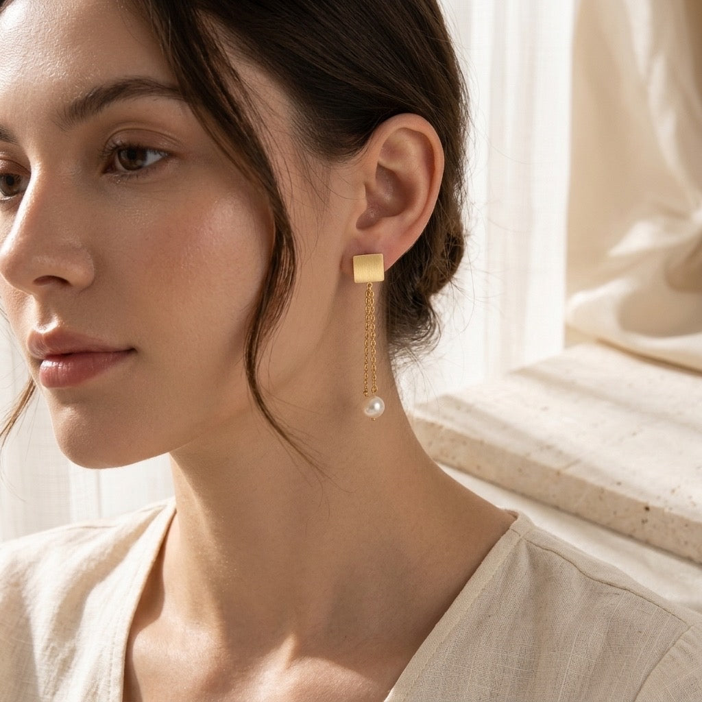 Pearl Drop Earrings