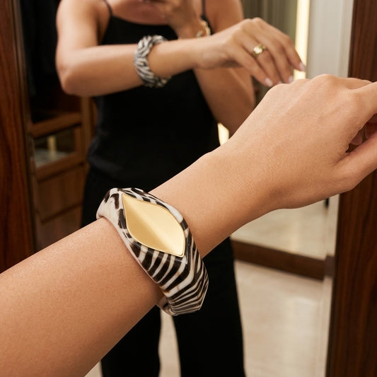 Luna Mirror Sculpted Cuff