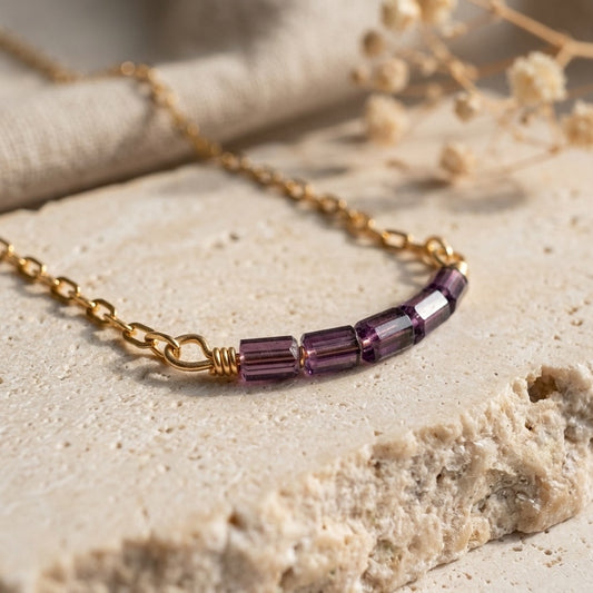 Noir Plum Necklace